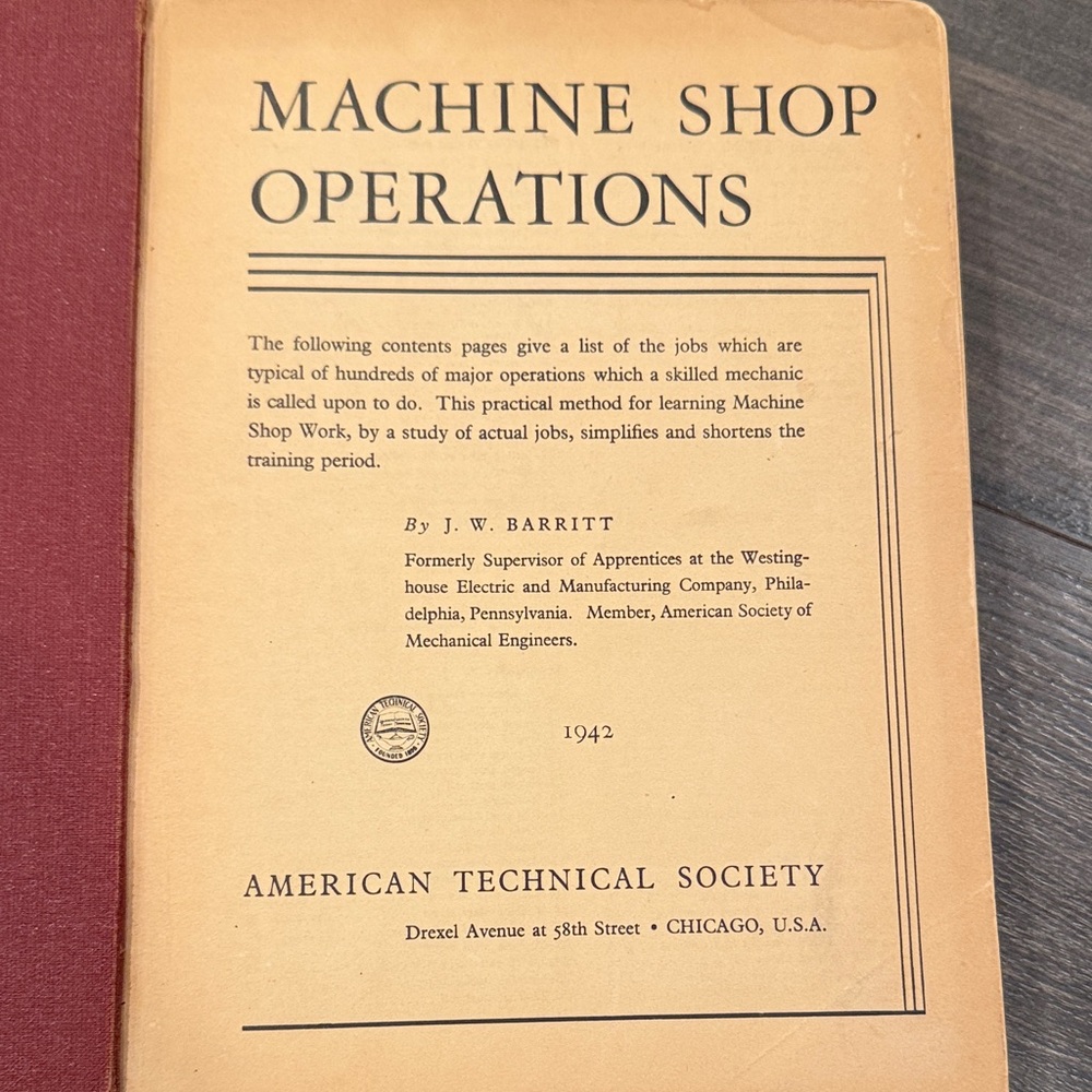 Red Machine Shop Operations Book - Picture 4 of 10